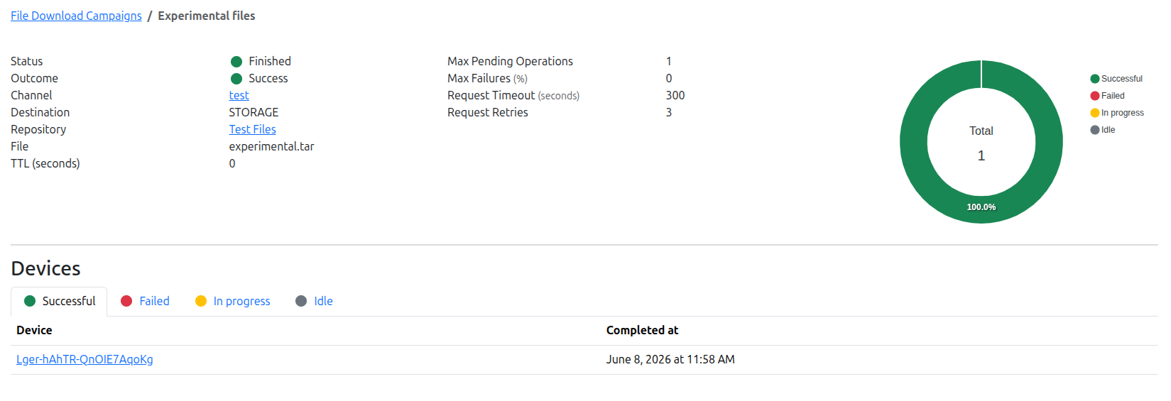 File Download Campaign Page Screenshot