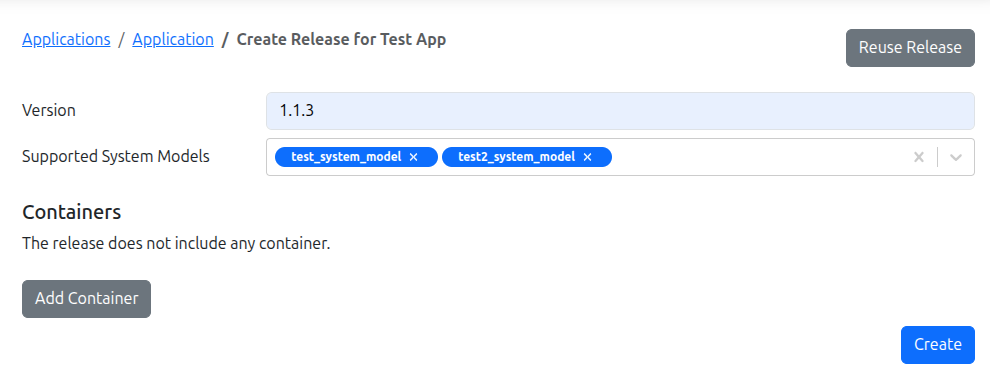 Creating Release