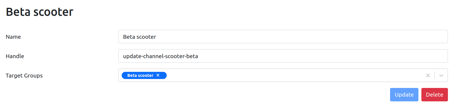 Channel Page Screenshot