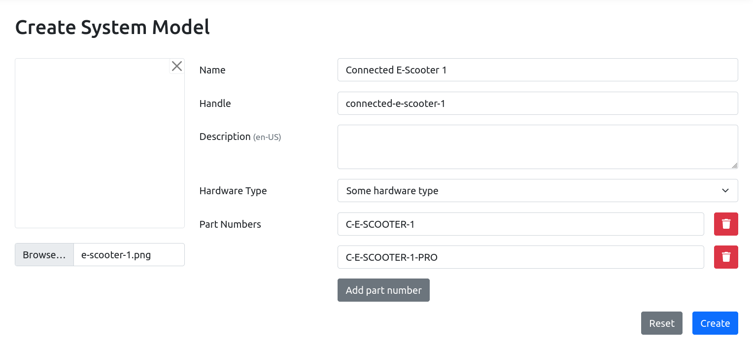 Create System Model Screenshot